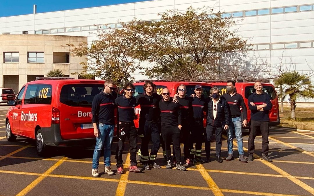 Cuatro vehículos de bomberos viajan a Ucrania para llevar ayuda humanitaria