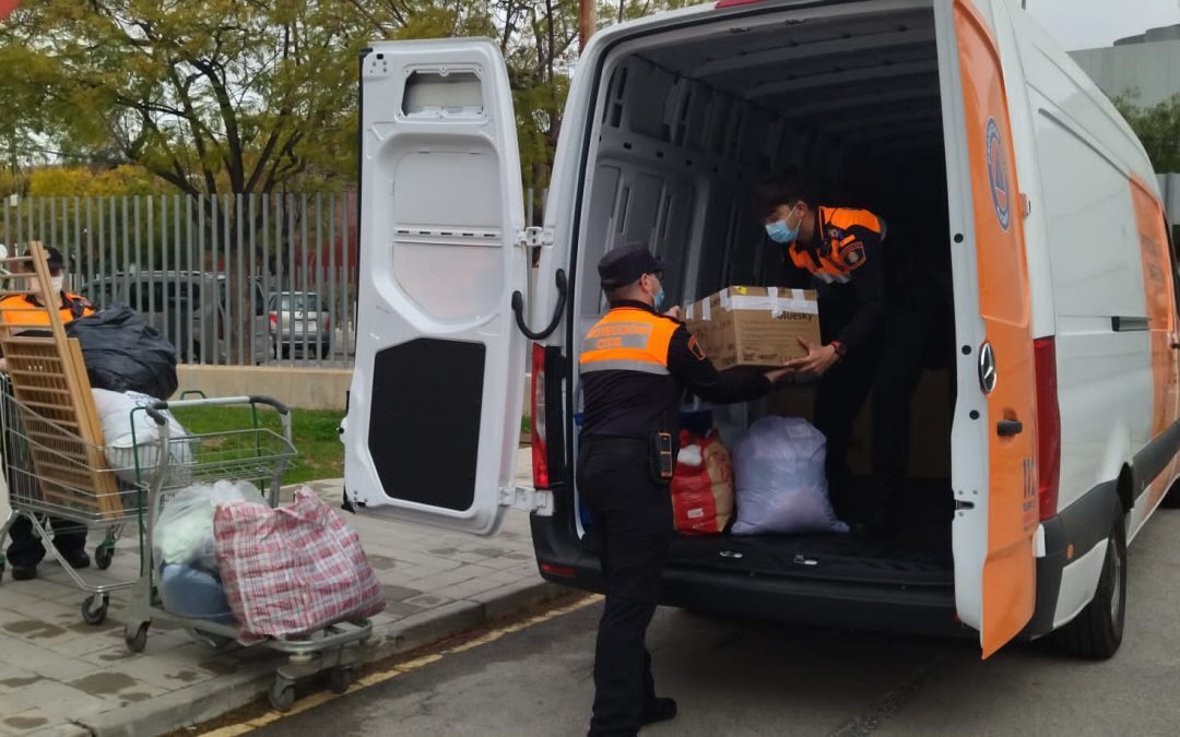 Llegan a Ciudad de la Luz las toneladas de donaciones para ayudar a Ucrania