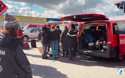 Bomberos de la Diputación llegan a la frontera de Ucrania con material humanitario