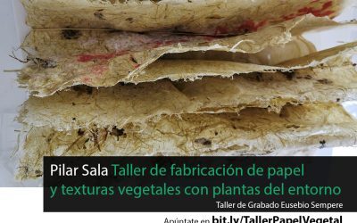 El Gil-Albert organiza un taller para la fabricación manual de papel con la artista Pilar Sala
