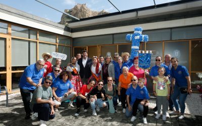 Barcala y Sánchez reciben a la Comisión de Fiestas de las Cruces de Mayo de Santa Cruz