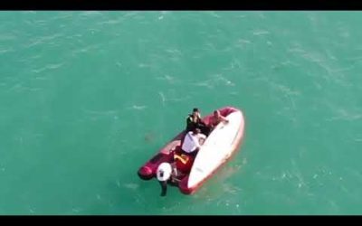 La Policía Local rescata a un surfista en la Albufereta con signos de hipotermia