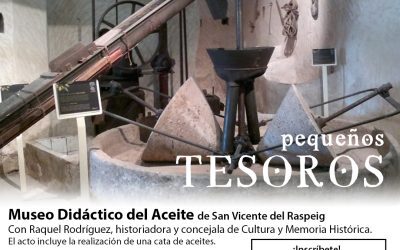 El Instituto Gil-Albert organiza una visita con cata de AOVE en el Museo del Aceite de Sant Vicent