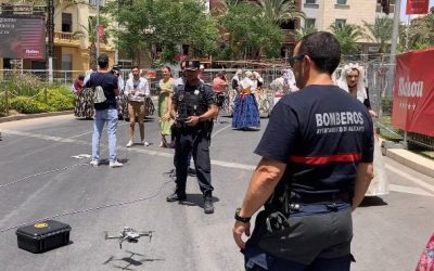 La plantá de las hogueras y barracas transcurrió sin incidentes