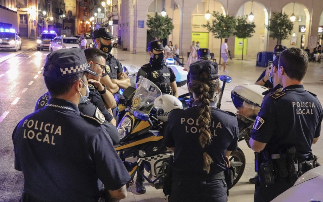 Alicante organiza con Policía Local un dispositivo para evitar los botellones