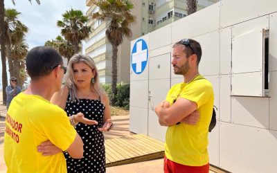 La playa de Urbanova dispone de un nuevo botiquín para atender a los bañistas