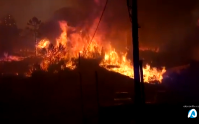 Las altas temperaturas están provocado incendios a lo largo del país