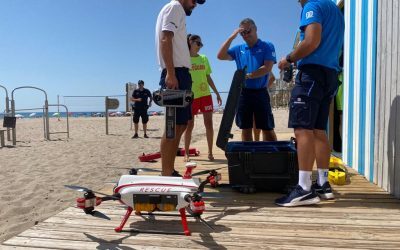 Los drones salvavidas llegan a las playas de El Campello como apoyo de salvamento