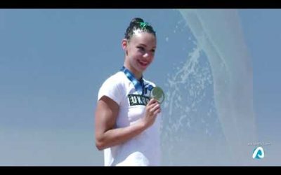 Las futuras estrellas de la natación artística europea muestran sus habilidades en Alicante