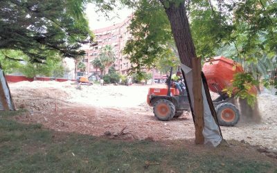 La reforma de la plaza de San Blas avanza tras 2,9 millones de inversión