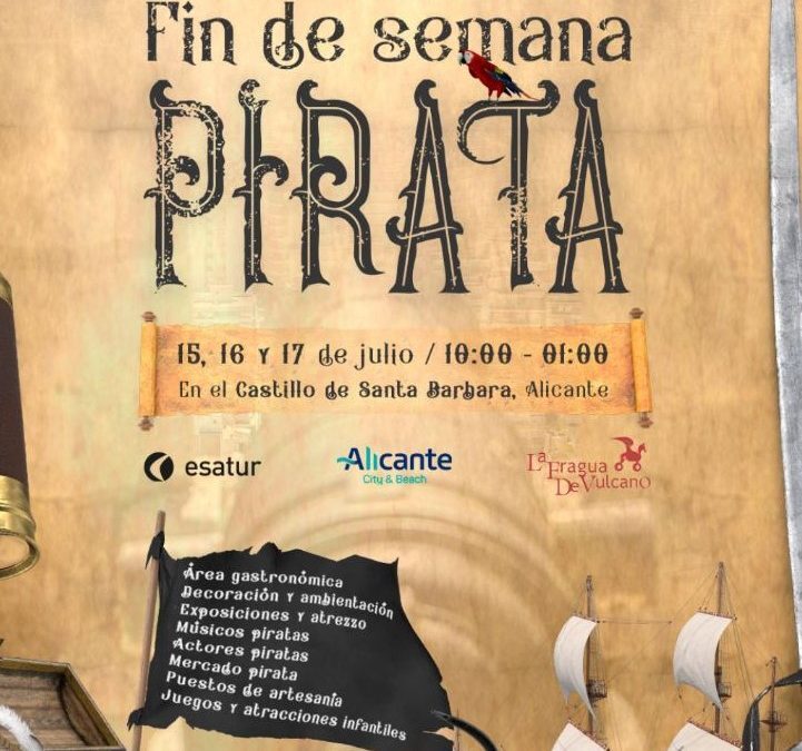 El “Fin de Semana Pirata” llenará de juegos, atracciones, circo y música Santa Bárbara