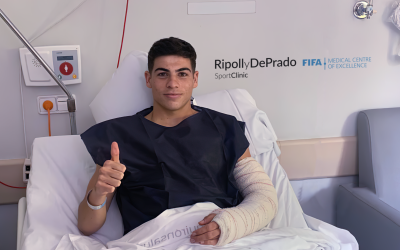 Nico Espinosa estará seis semanas de baja tras ser operado de una fractura en el radio