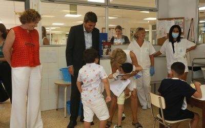 Mazón resalta la labor social de la Diputación en el inicio de curso de la Escuela Infantil