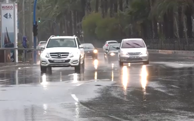 La provincia de Alicante experimenta las primeras lluvias y vientos del otoño