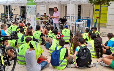Alicante duplica la participación con 2.225 jóvenes en el programa Biciescuela