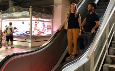El Mercado Central de Alicante estrena nuevas escaleras mecánicas renovadas