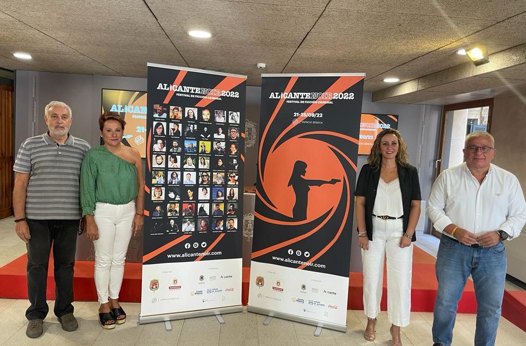 La segunda edición de ‘Alicante Noir’ reúne a 48 autores de ficción criminal