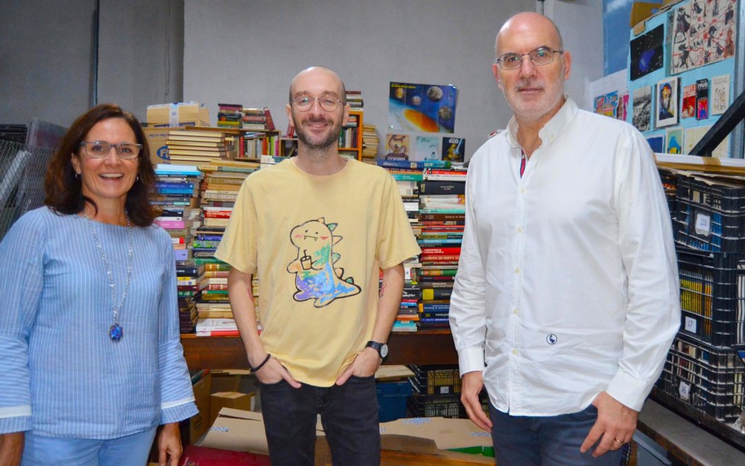 El Ayuntamiento y UTE Alicante donan 500 kilos de libros para fines sociales