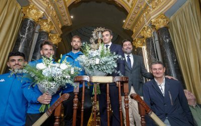 Barcala: «Alicante vuelve a latir con los colores de su bandera blanca y azul en el centenario»