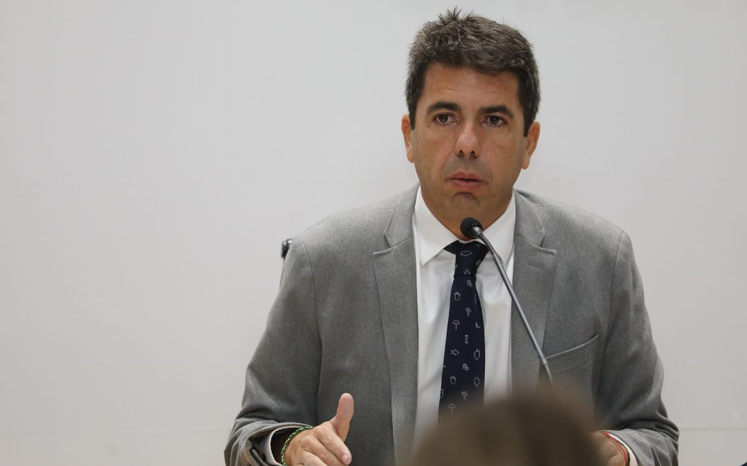 Carlos Mazón censura el silencio de Ximo Puig en la Comisión Nacional del Agua