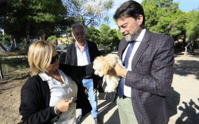 Habilitada una nueva zona de libre paseo de mascotas en el Cabo de la Huerta
