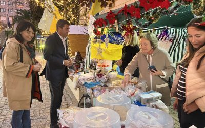 Mercadillo de Navidad con actividades para todos en los jardines de la Diputación