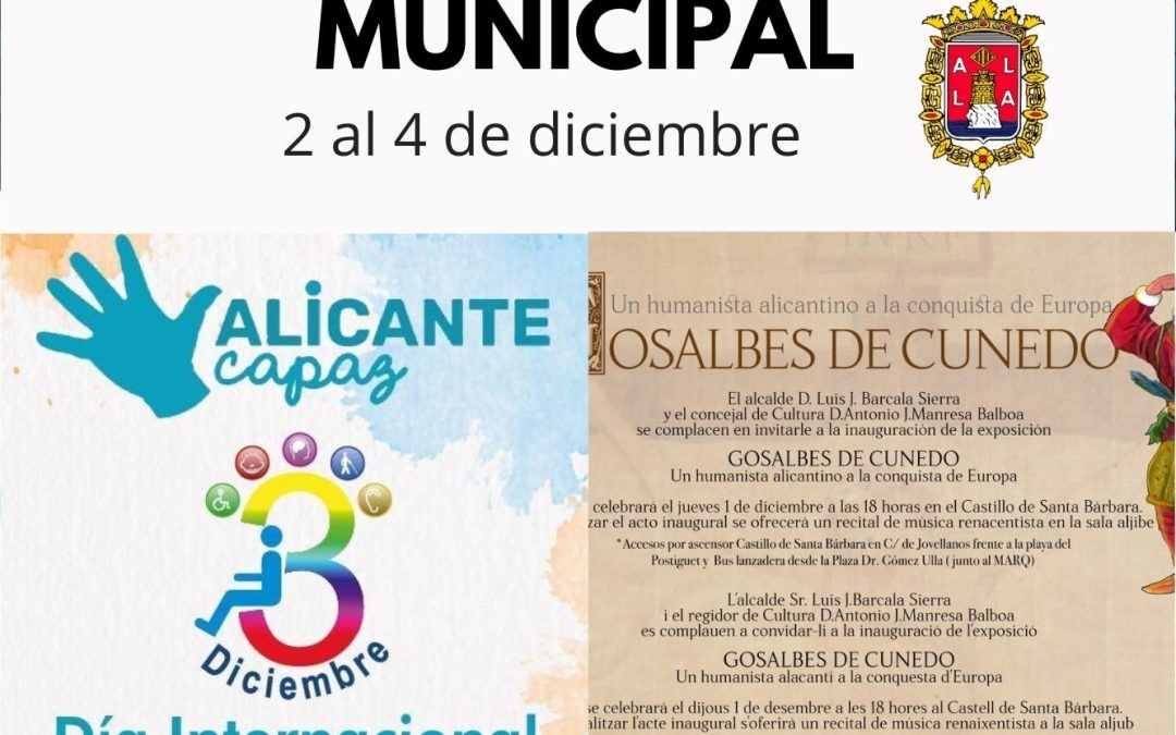 Alicante se viste de Navidad, ‘Festitíteres’ en Las Cigarreras y aniversario del Castillo