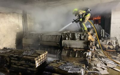 Los bomberos realizan más de 2.000 intervenciones en Alicante en 2022