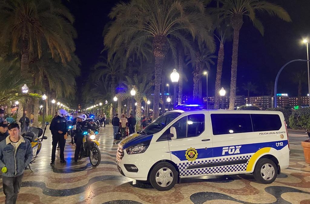 Alicante protege el Carnaval con un dispositivo especial de 200 policías