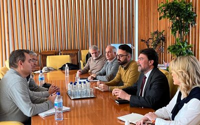 Barcala garantiza que las obras en la calle Isla de Corfu se finalizarán con celeridad