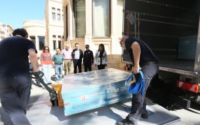 Los guerreros de Xi’an ya están en Alicante y pasarán hoy su primera noche en el MARQ