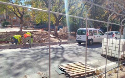 Alicante acelera las obras de reparación de la plaza de San Blas para  mejorar el tránsito