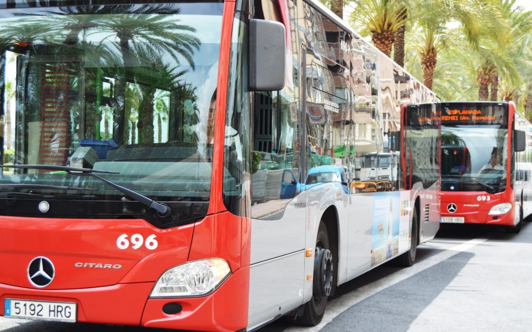 Alicante activa las mejoras en las líneas de bus consensuadas con los vecinos