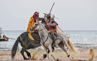 Santa Bárbara acoge una exposición de Moros y Cristianos y dos embajadas