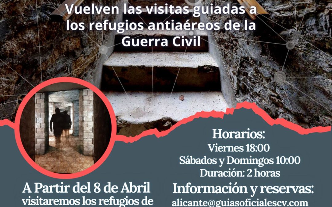 Alicante retoma las visitas gratuitas a los refugios antiaéreos de la Guerra Civil