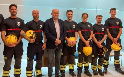 Los bomberos de Alicante refuerzan su plantilla con ocho nuevos miembros
