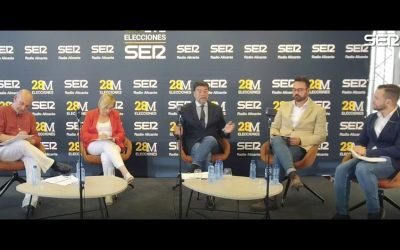 Primer debate de los candidatos a la alcaldía de Alicante de cara al 28-M
