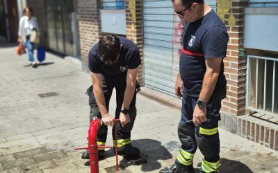 Los bomberos inspeccionan los emplazamientos de la plantà