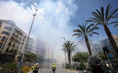 Pirotecnia Tamarit recupera las tradicionales ‘sirenas’ en la sexta mascletà