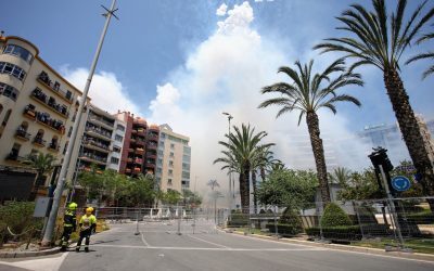 600 metros de truenos forman el ‘terremoto’ que cierra el concurso de mascletàs