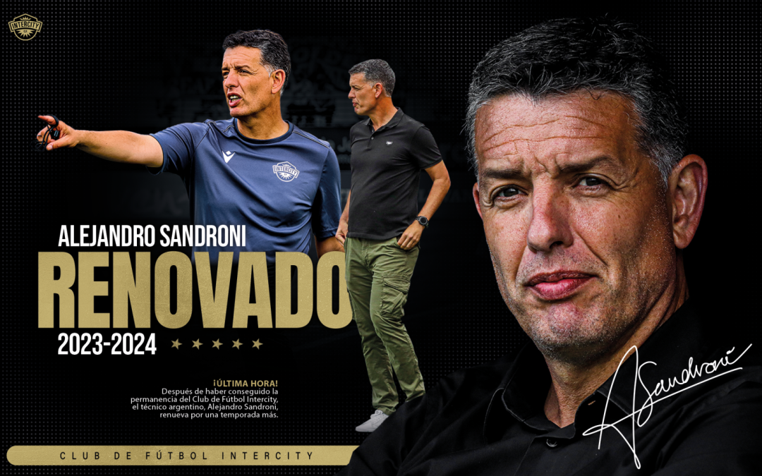 Alejandro Sandroni continuará como entrenador del Intercity la próxima temporada