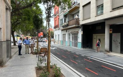 La reurbanización de la calle Sevilla permite generar un nuevo corredor verde
