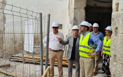 Las obras en las Cigarreras descubren arquerías, una fuente y un refugio antiaéreo