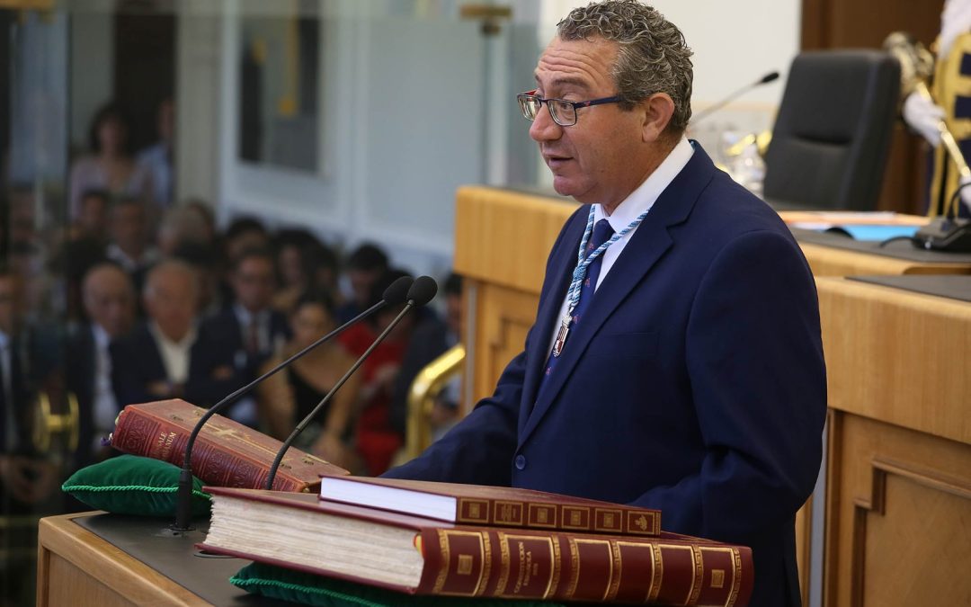 Toni Pérez, alcalde de Benidorm, nuevo presidente de la Diputación de Alicante