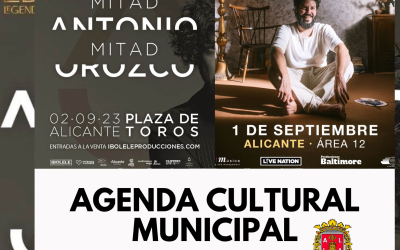 Antonio Orozco, en la Plaza de Toros, y El Kanka y Hombres G, en Rabasa, reciben septiembre