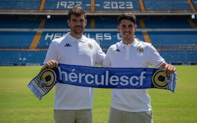 Carlos de la Nava y Roger Colomina renuevan el centro del campo del Hércules