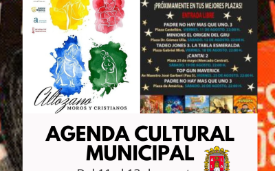 Altozano celebra sus Moros y Cristianos y el cine en la calle llega a Carolinas y El Pla
