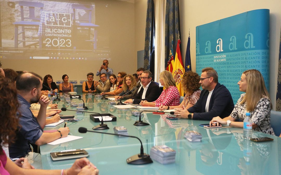 La Diputación arropa a los municipios para la feria ‘Alicante Gastronómica’