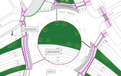 Inversión de 600.000 € para renovar la glorieta y el entorno de la calle México