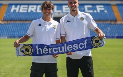 Diego Lorenzo y Hugo Sanz aceptan el reto de lograr el ascenso con el Hércules